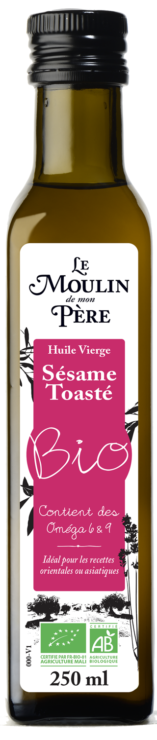 Huile de Sésame Toasté - 0,50L