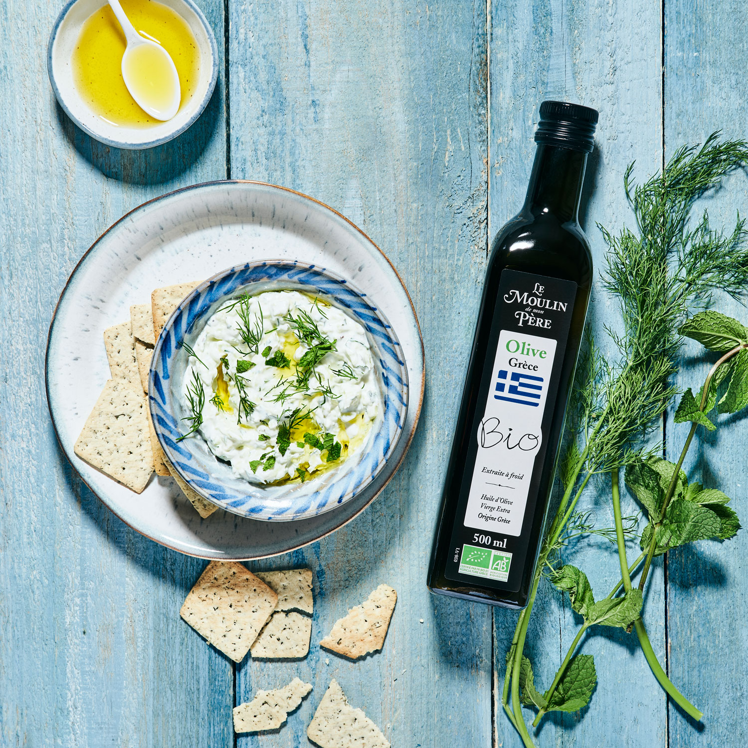 recette tzatziki huile olive grece mdmp